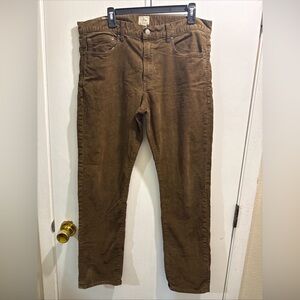 J. Crew Men's Corduroy Pants  36/32 in Rich Brown